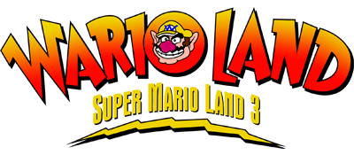 Super Mario Land 3: Wario Land logo for GameBoy